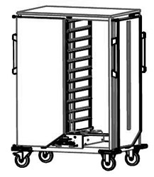 Banquet trolley BW22 heated,galv.st.cast