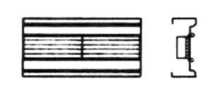 Round conveyor belt, segment RFW-EM